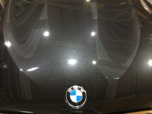 BMWX3・ジーゾックス・ハイドロフィニッシュ施工後のボンネット