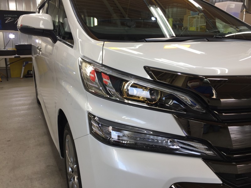 ヴェルファイア 30系 カーコーティング 窓ガラスコーティング 埼玉県川越市のm様 カーコーティングファクトリー得洗隊