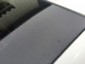 窓ガラスのウロコ